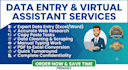 data entry, copy paste and web research