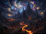 fantasy concept landscape illustrations