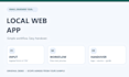 build a simple offline web app for one business workflow