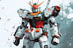 create a gundam robot art and illustration
