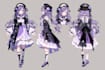 do a custom anime oc character illustration with unique style