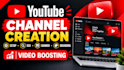 create and setup a professional youtube channel with SEO