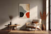 create modern abstract digital wall art
