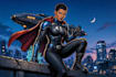 do a superhero comic illustration