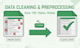 clean, preprocess and transform your excel CSV data using python