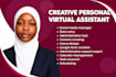 be your creative virtual assistant executive VA social media canva VA