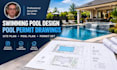 design swimming pool design, pool permit drawings, site plan and pool plan