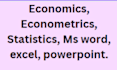do econometrics analysis, economics writing, data analysis in stata, spss, r