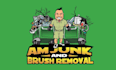 design junk and brush removal company logo