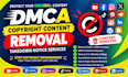 remove copyright content and submit dmca takedown notices