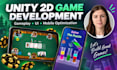 develop a unity 2d mobile game with custom gameplay