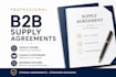 draft professional b2b supply agreements to secure your USA logistic and freight