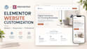 design or customize your wordpress website with elementor