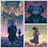 create cinematic fantasy character illustrations