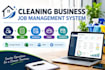 create a project management tracker and spreadsheet for your cleaning business