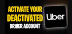 do uber reactivation, amazon flex reactivation, spark reactivation and lyft
