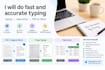 do typing and data entry