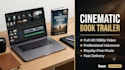 create a cinematic book trailer video