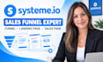 systeme io sales funnel systeme io website systeme io landing page online course