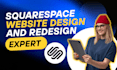 do squarespace website design, create squarespace store, or squarespace website