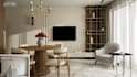 create neoclassical interior design with 2d plans and realistic 3d renders