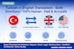 translate accurately with human translation