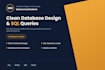 design your database schema and write sql queries