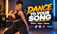 create a tiktok shuffle dance video to promote your song