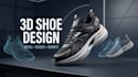 do 3d shoe design, 3d footwear modeling, rendering and animation