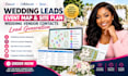 generate wedding leads event map site plan wedding vendor contacts lead