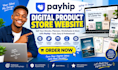 setup payhip digital product ebook store printable planner worksheet website