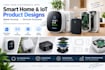 design smart home iot devices, sensor housings and electronic enclosures