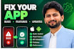 fix, update, or add features to your ios or android app