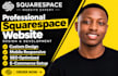 squarespace website, custom, mobile responsive squarespace website development