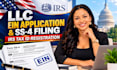 do llc ein application ss4 filing and irs tax id registration