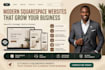 create build design redesign fix and customize squarespace website and template