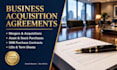 draft acquisition legal documents, term sheets and lois
