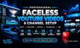 edit faceless youtube videos,and faceless channel setup