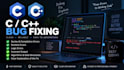 fix and debug your c or cpp code