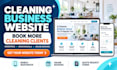 build office cleaning services website, home cleaning website bookingkoala