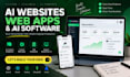 custom ai websites, web apps and ai software