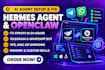 openclaw teiegrem hermes ai agent fix openclaw hermes agent jarvis ai obsidian