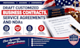 draft customized business contracts, service agreements and ndas