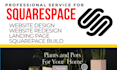 build squarespace website design, squarespace website redsign and development