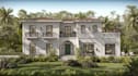 revit luxury villa house,cgi mediterranean building render,curated garden design