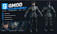 create gmod player models 3d characters, mmd, sfm ocg models