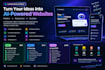 do a modern ai web app, ai saas platform