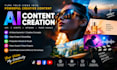 make ai video ads script creators production art creation music video promotion