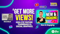 design high click through rate youtube thumbnails and social graphics