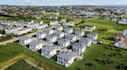 render masterplan housing, residential development layout, urban site cgi visual